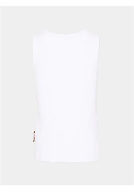 Canotta bianca in jersey JUST CAVALLI KIDS | JGP26008CNT9WHITE